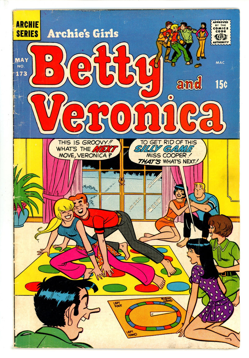 Archie's Girls Betty and Veronica 173 VG+ (1970)