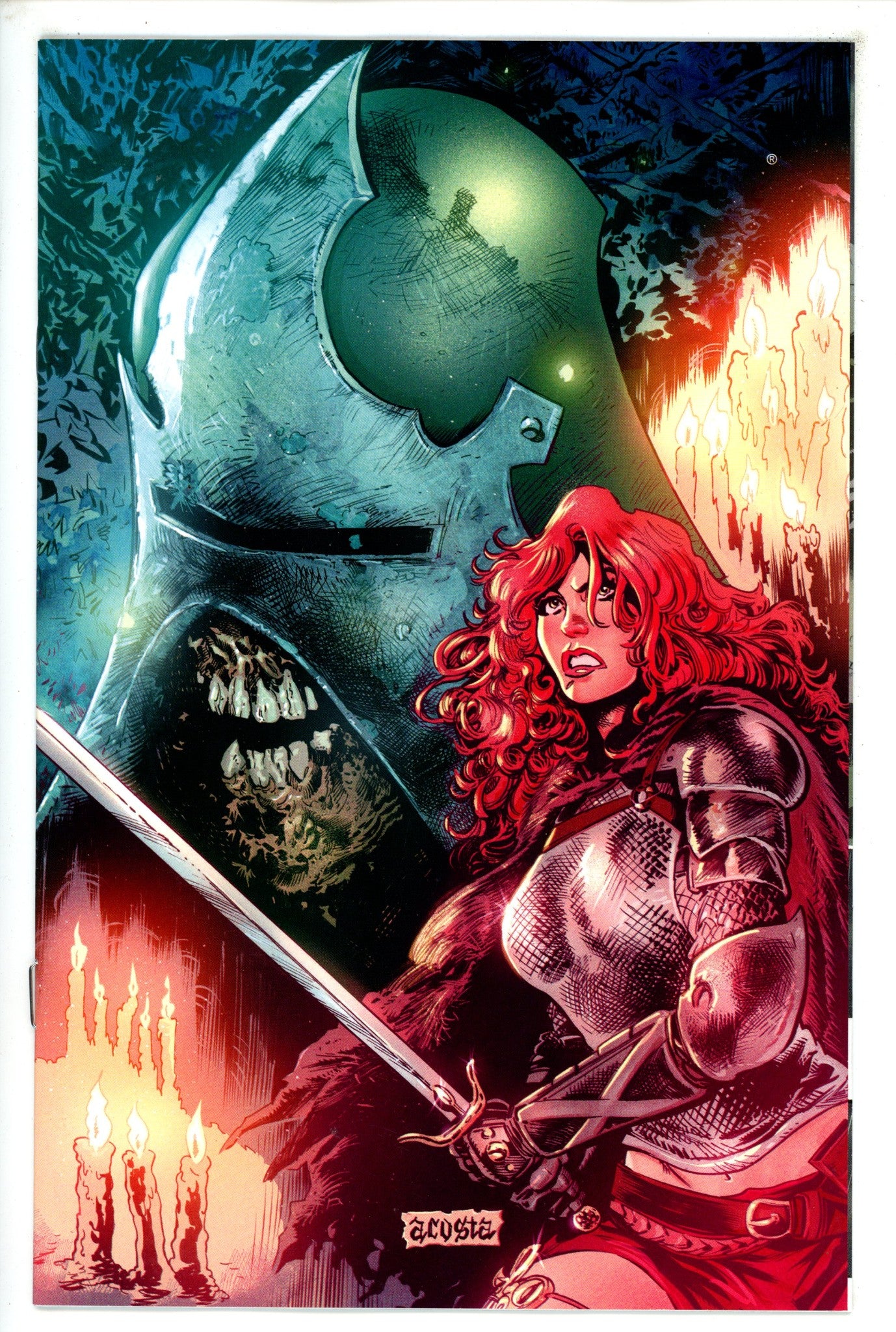 Immortal Red Sonja 1 Acosta Virgin Variant