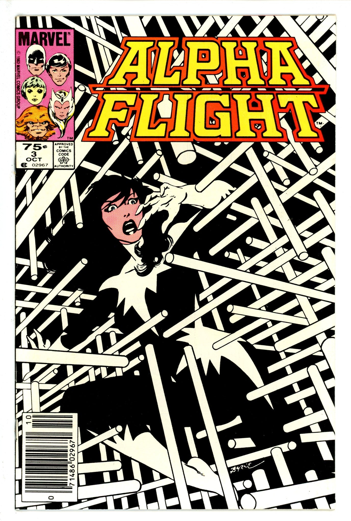 Alpha Flight Vol 1 3 Canadian Price Variant VF- (1983)