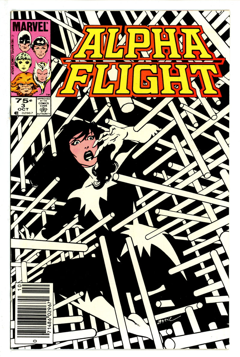 Alpha Flight Vol 1 3 Canadian Price Variant VF- (1983)