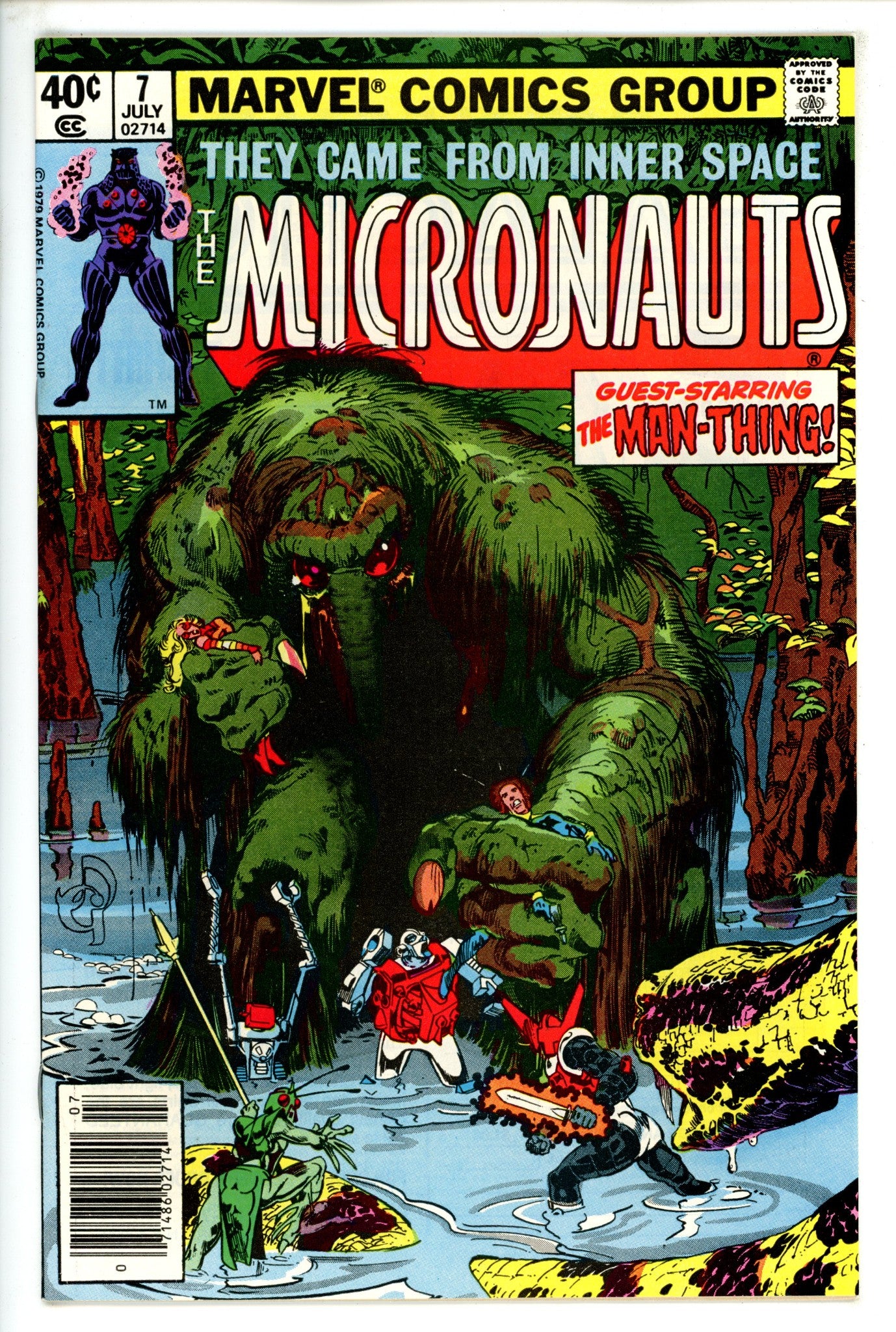 Micronauts Vol 1 7 Newsstand VF/NM (1979)