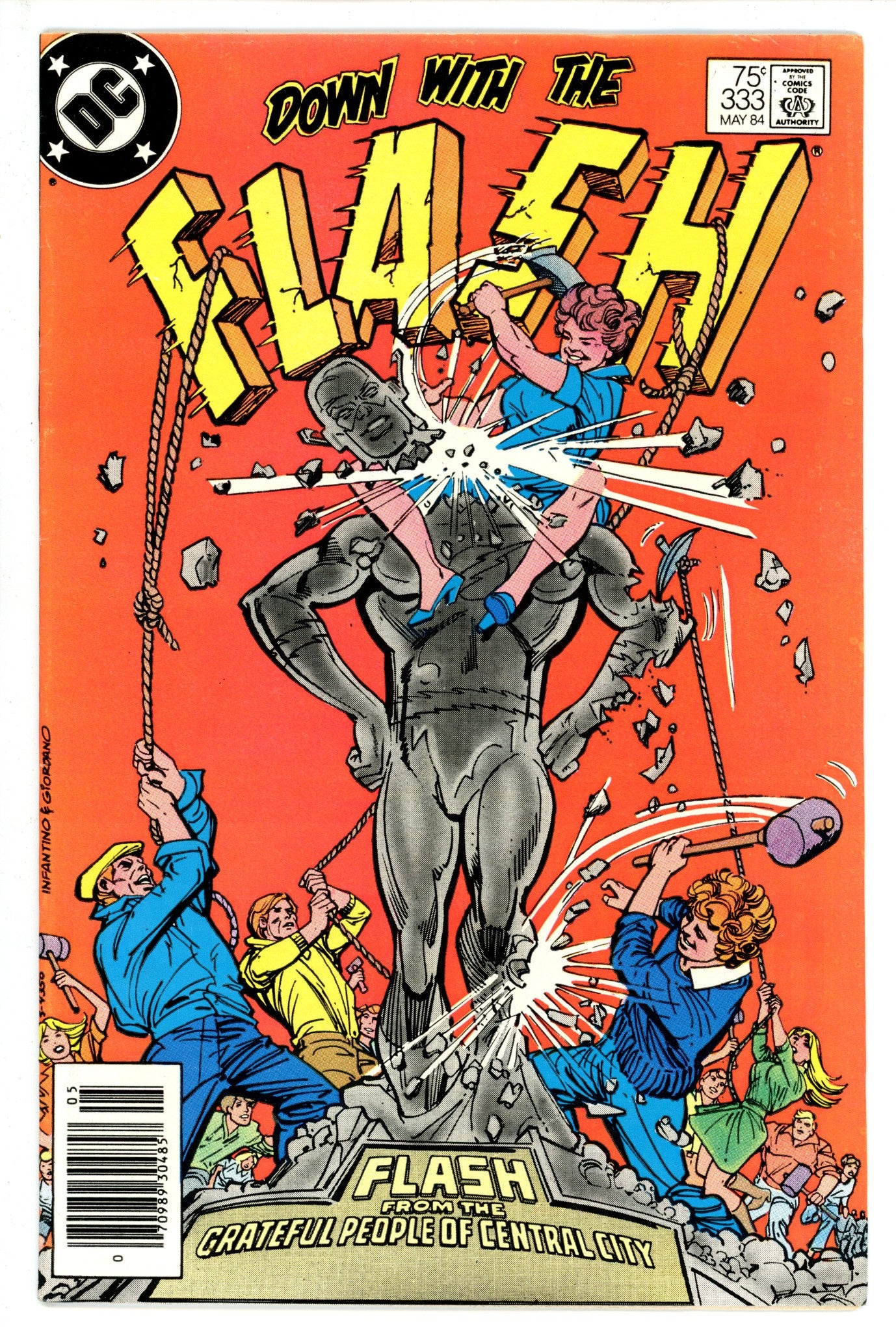 The Flash Vol 1 333 Newsstand (1984)