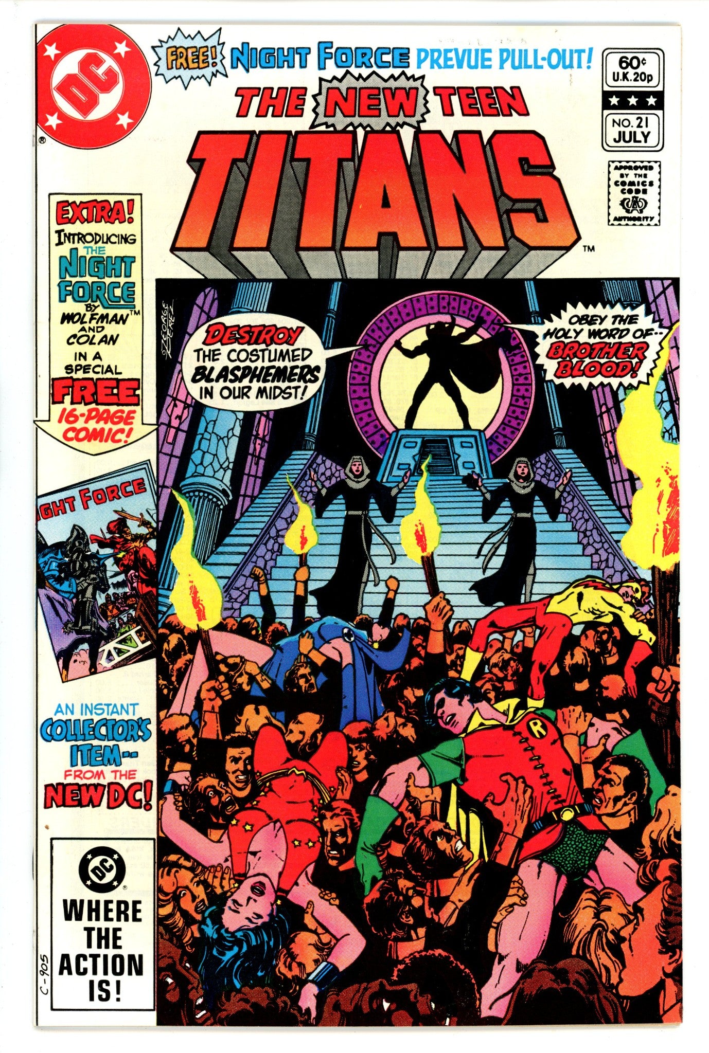 The New Teen Titans Vol 1 21 VF