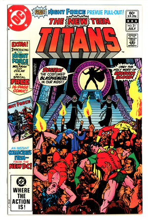 The New Teen Titans Vol 1 21 VF