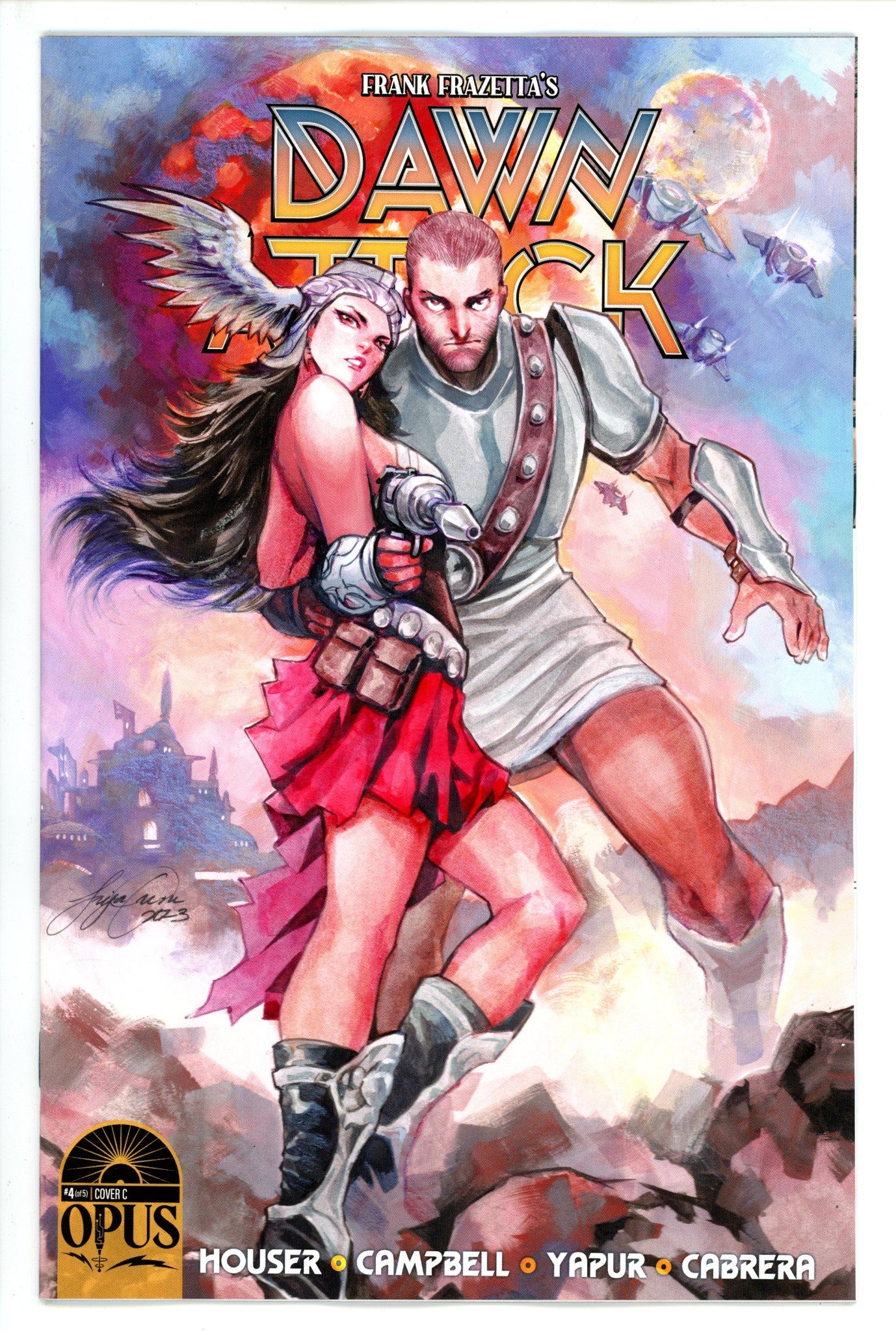Frank Frazettas Dawn Attack 4 Oum Incentive Variant NM+ (2023)