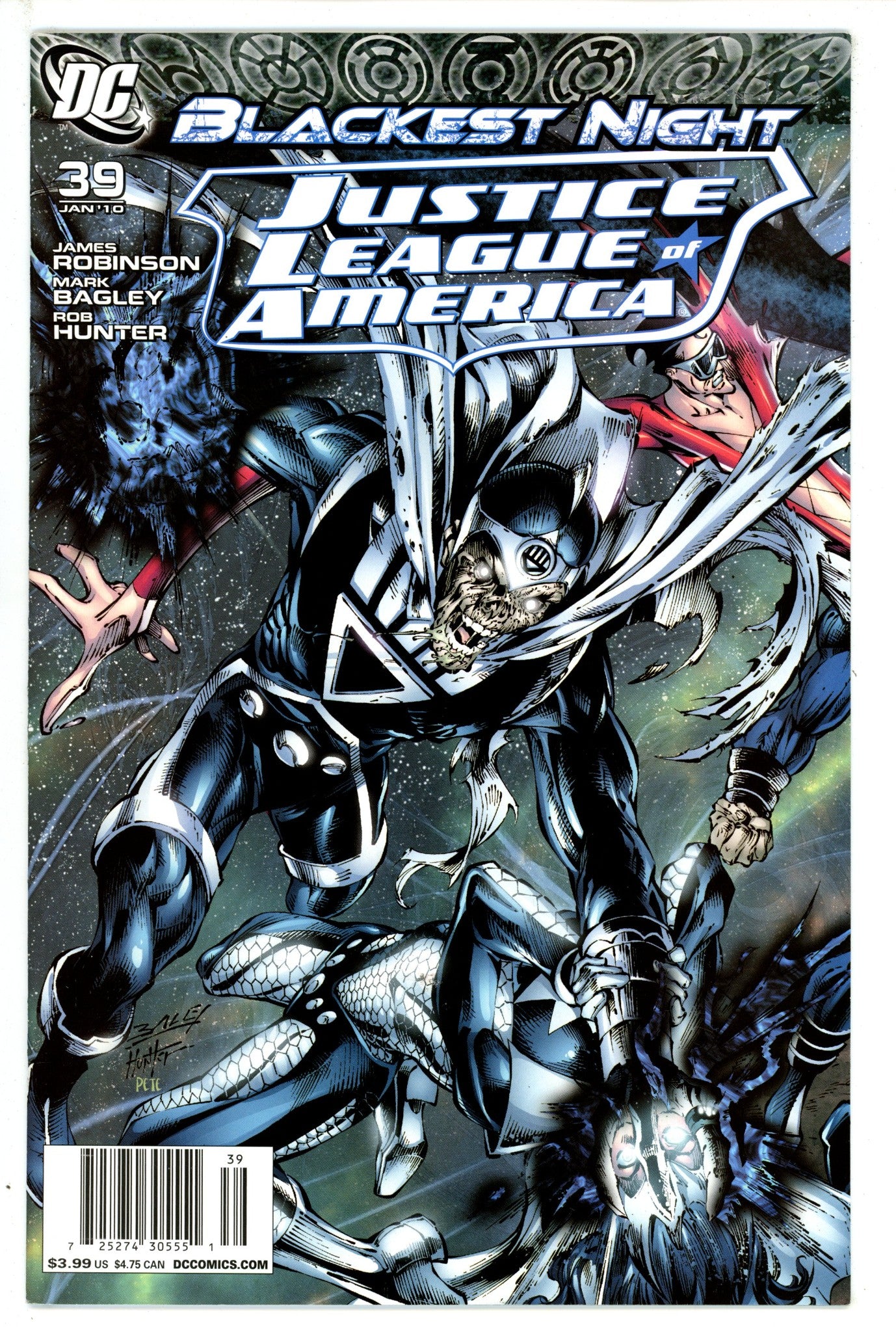 Justice League of America Vol 2 39 Newsstand VF (2010)