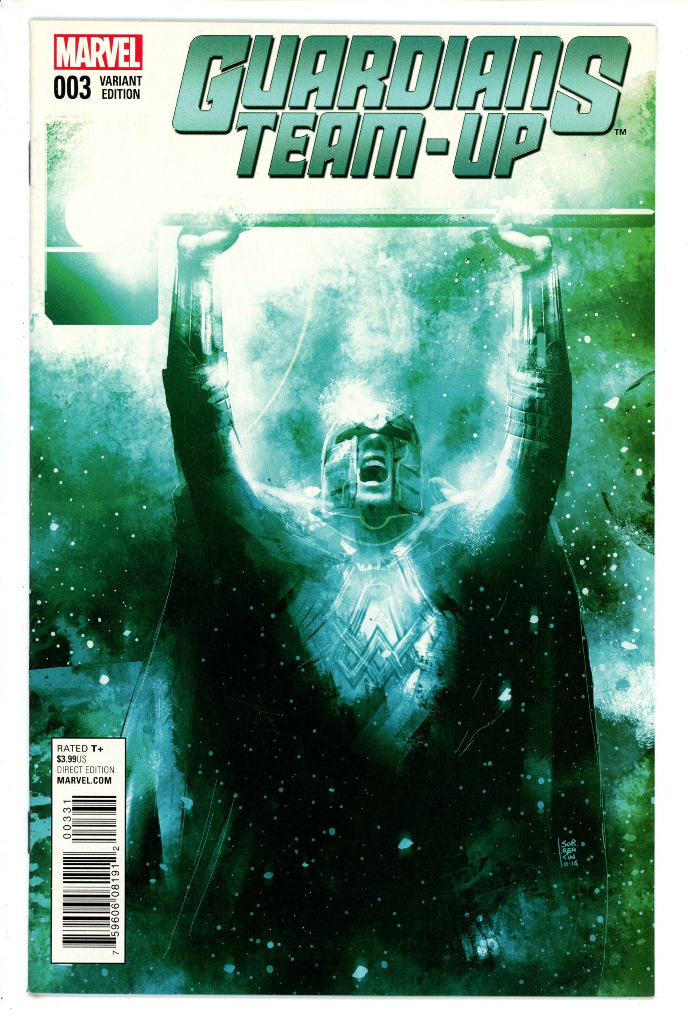 Guardians Team-Up 3 Sorrentino Incentive Variant (2015)