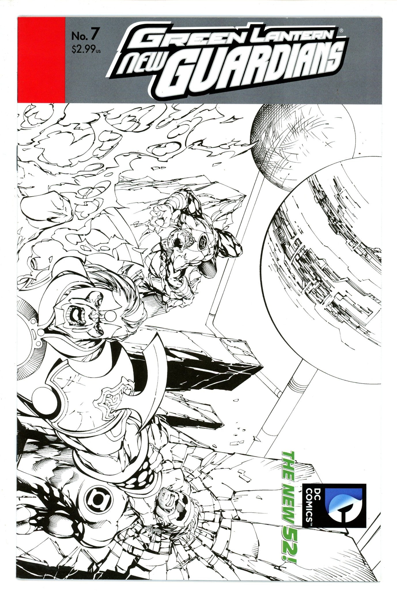 Green Lantern: New Guardians 7 Kirkham Variant (2012)