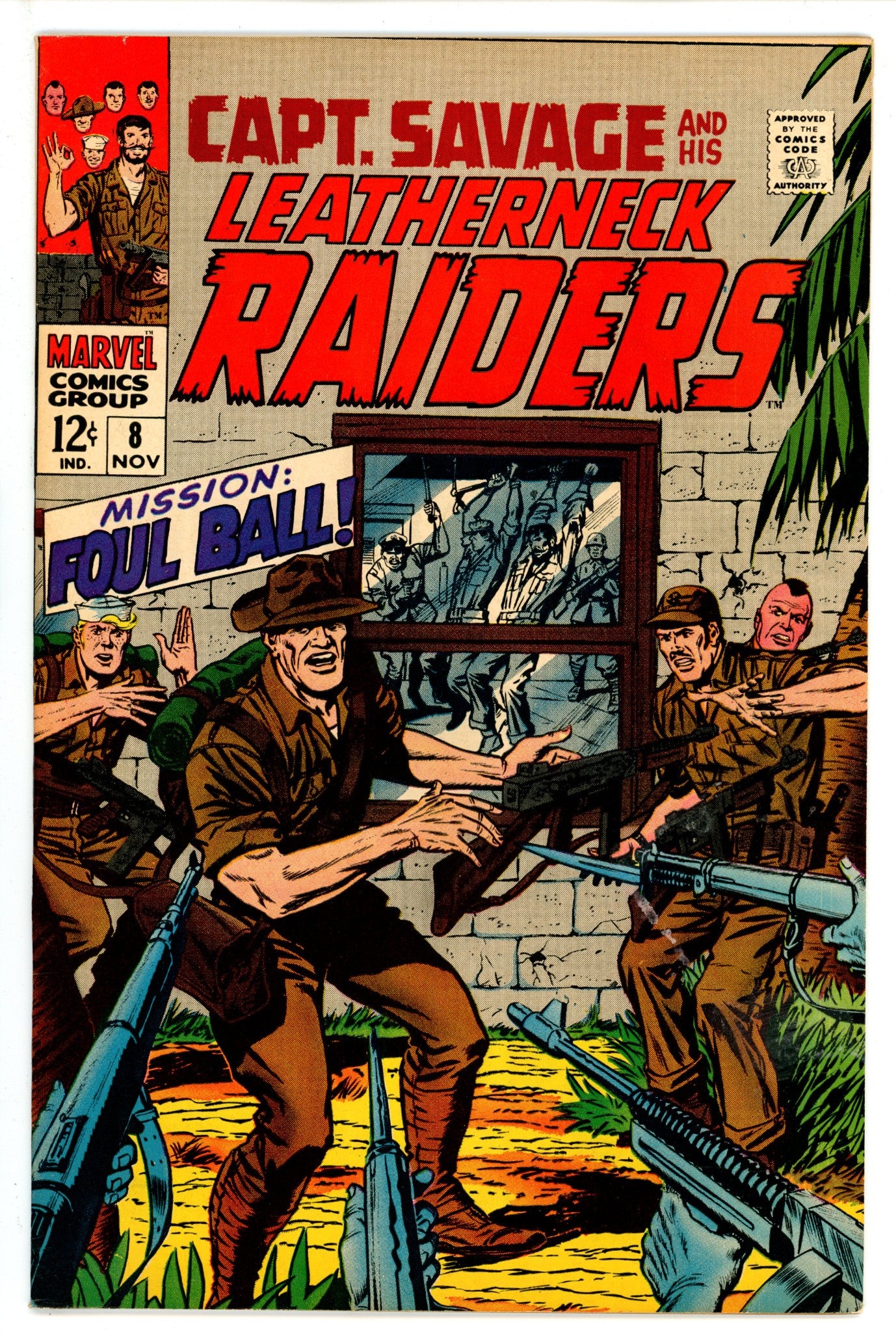 Capt. Savage and His Leatherneck Raiders 8 FN/VF