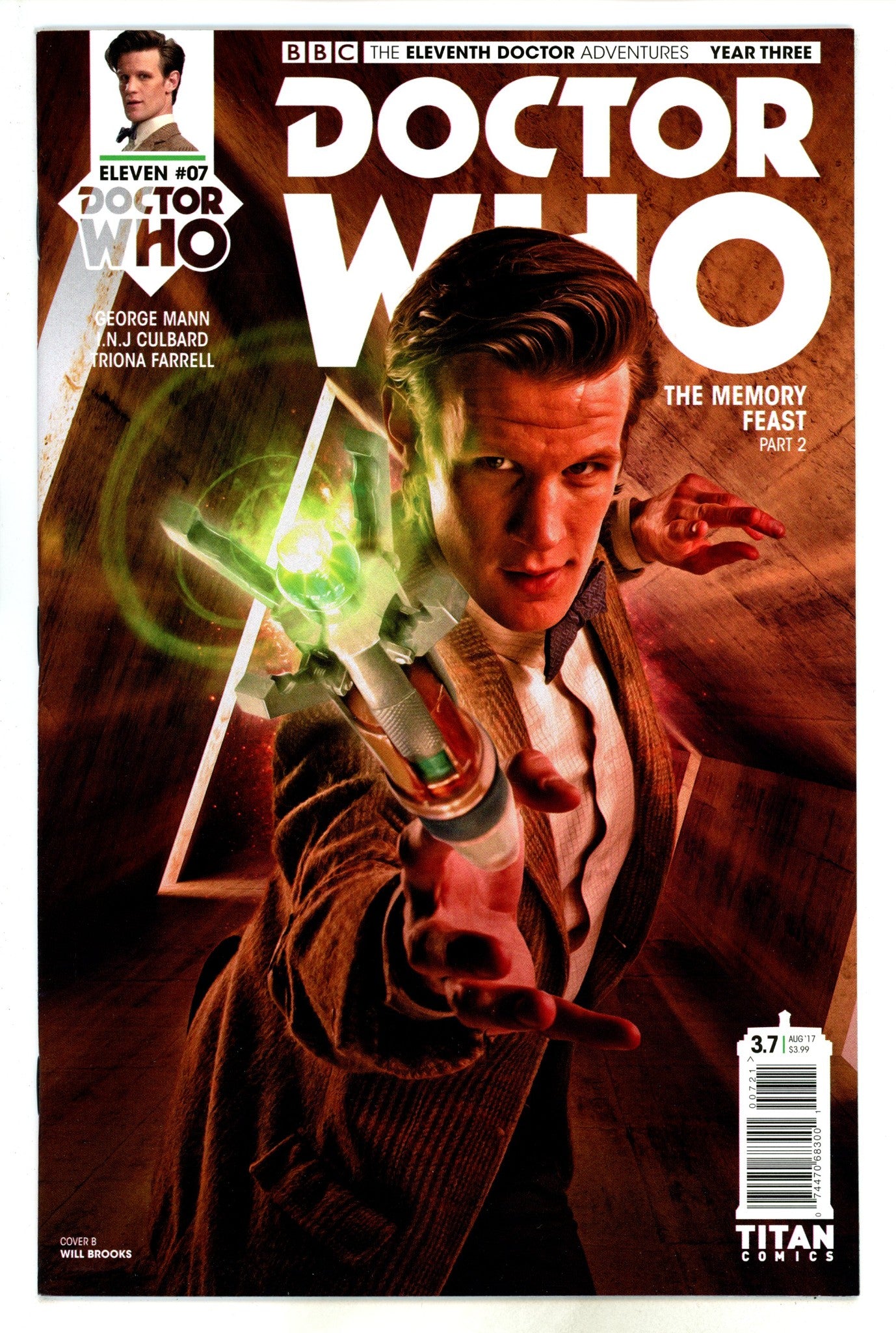 Doctor Who: the Eleventh Doctor Adventures: Year Three 7 Brooks Variant