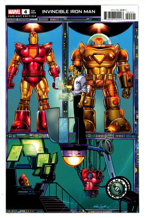 Invincible Iron Man Vol 4 4 Layton Connecting Variant (2023)