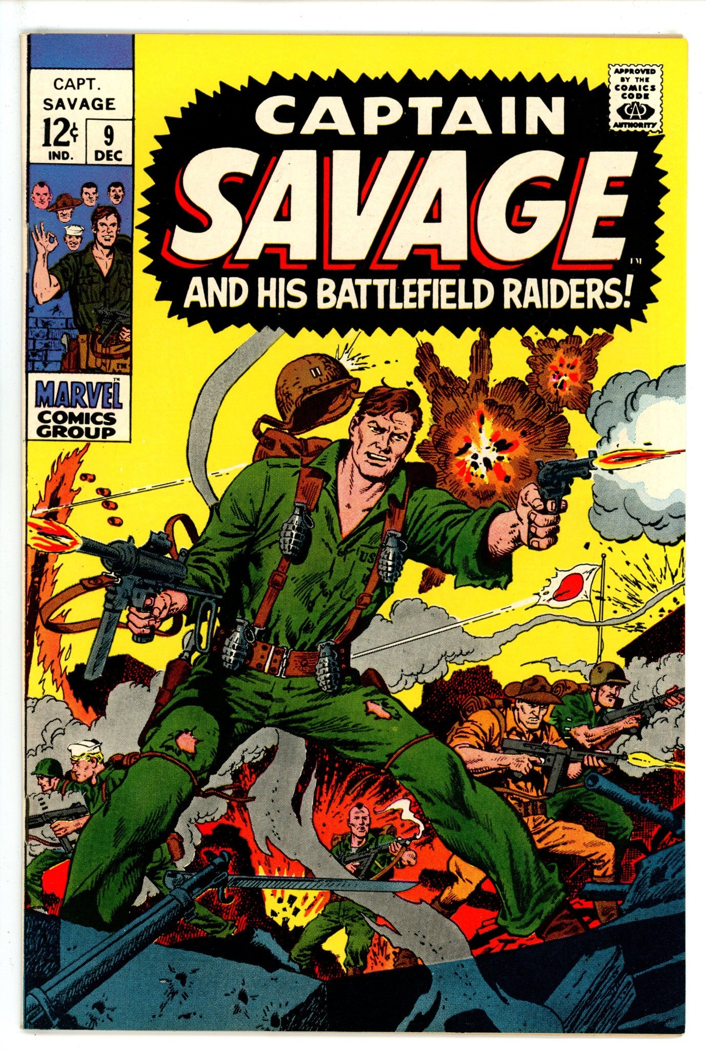 Capt. Savage and His Leatherneck Raiders 9 VF