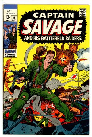 Capt. Savage and His Leatherneck Raiders 9 VF