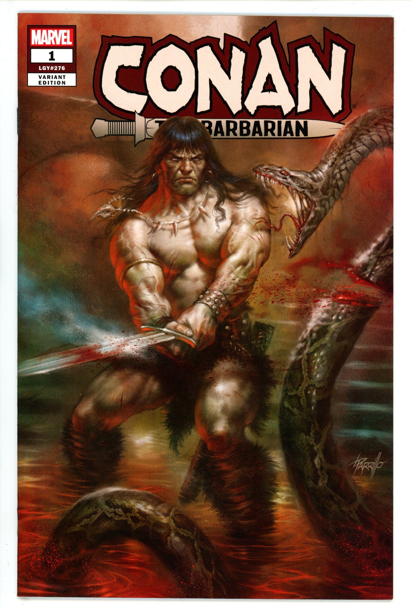 Conan the Barbarian Vol 3 1 Parrillo Variant NM