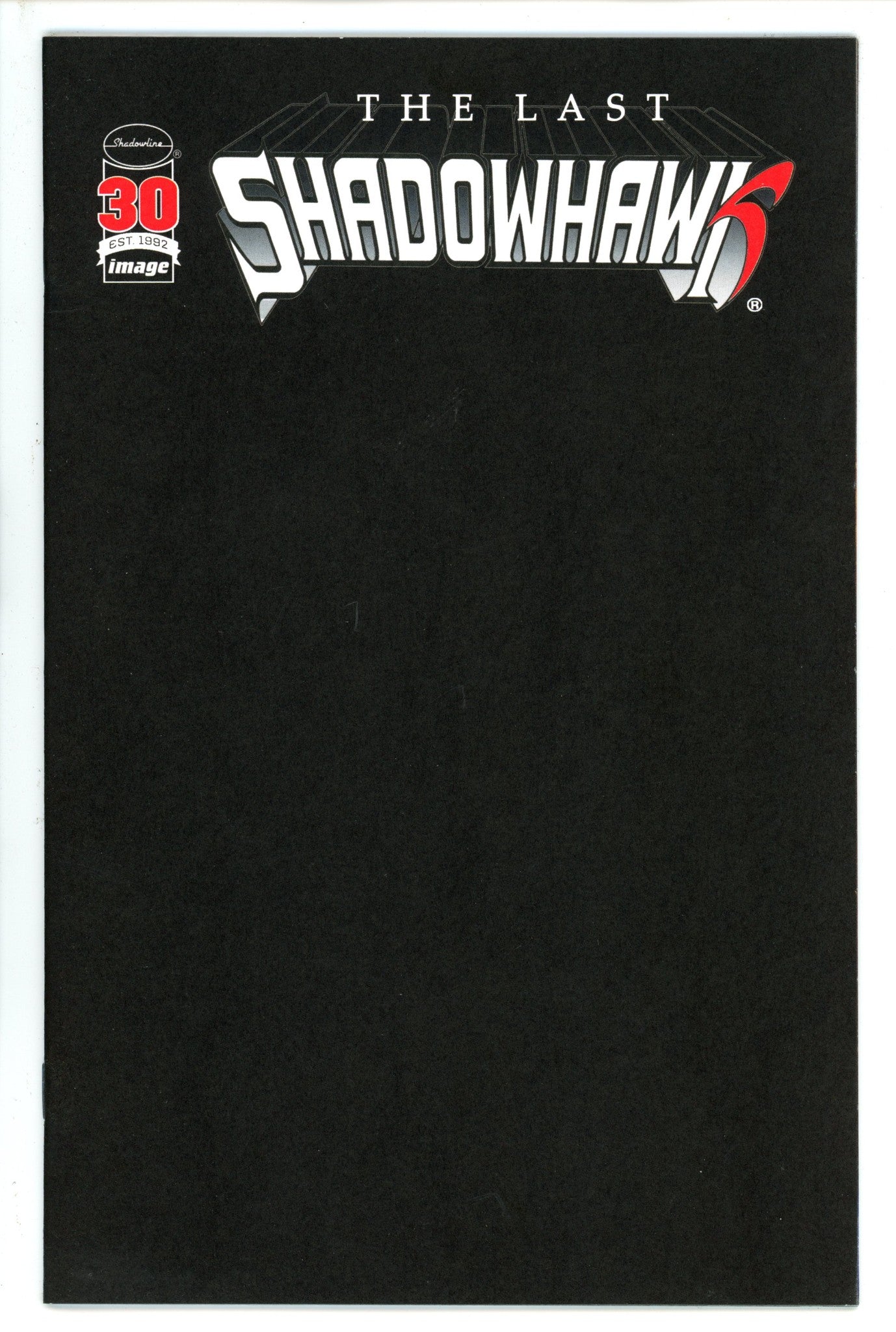 Last Shadowhawk 1 Blank Variant (2022)