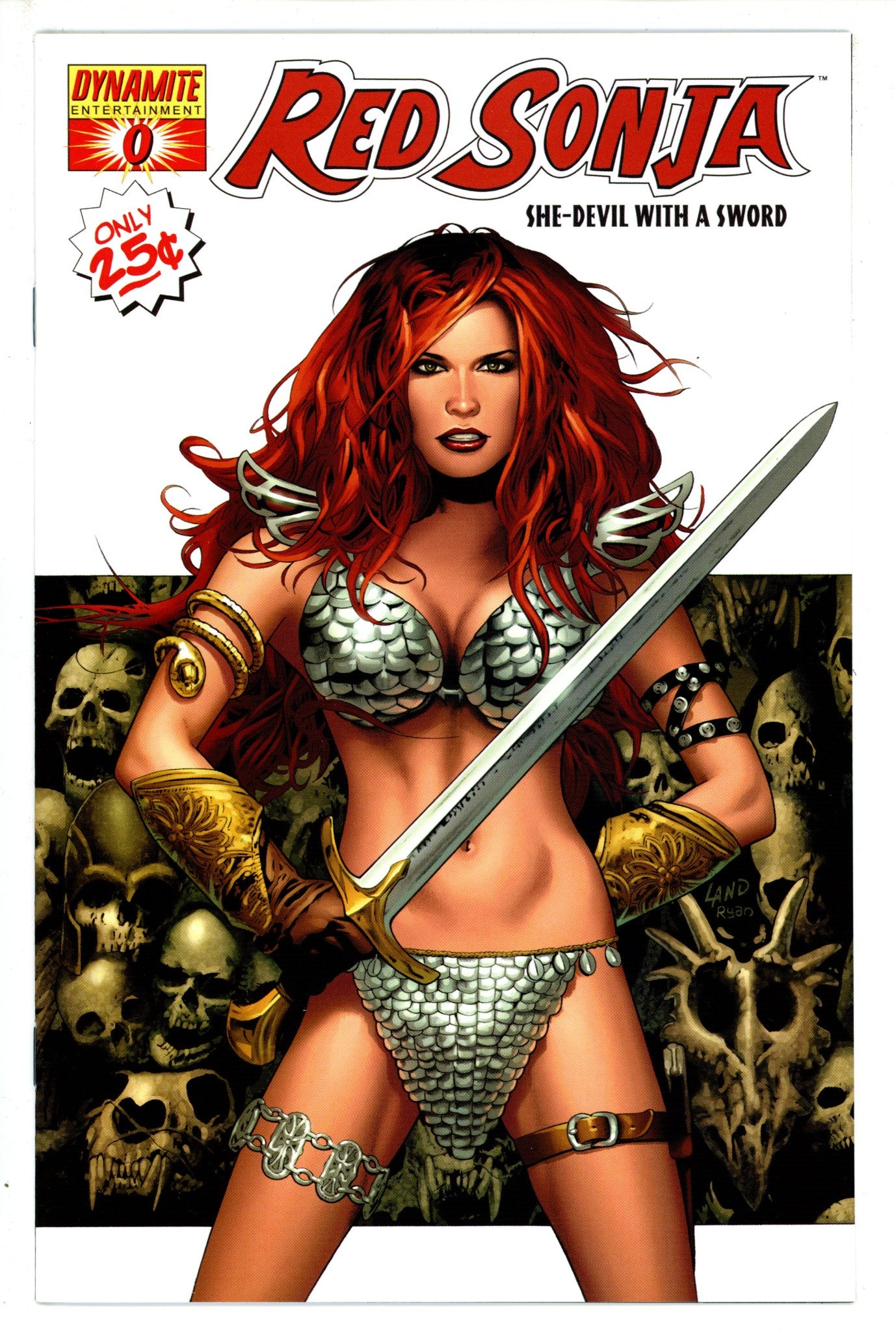 Red Sonja Vol 1 0 Land White Variant (2005)