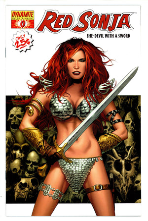 Red Sonja Vol 1 0 Land White Variant (2005)