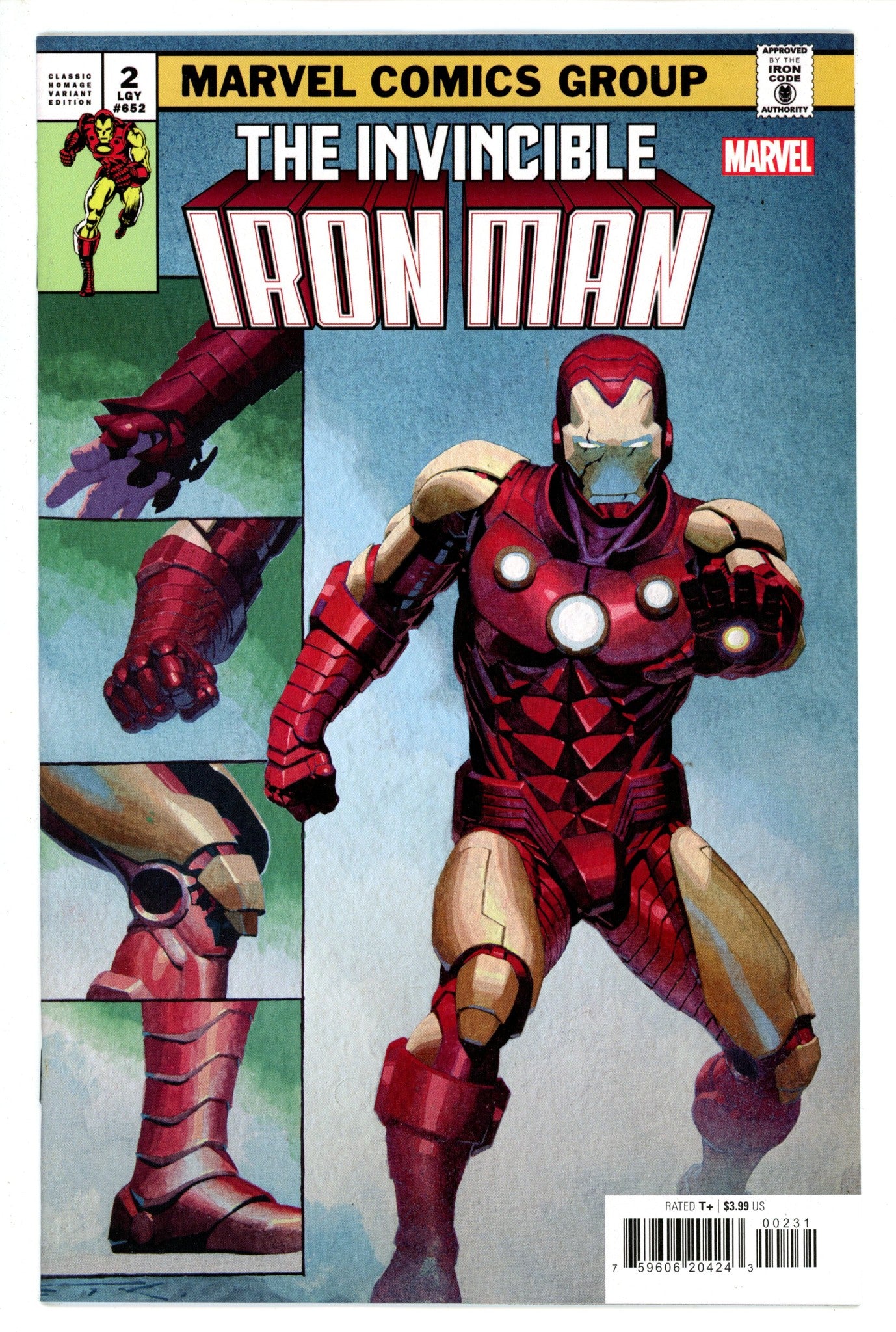 Invincible Iron Man Vol 4 2 Ribic Homage Variant (2023)