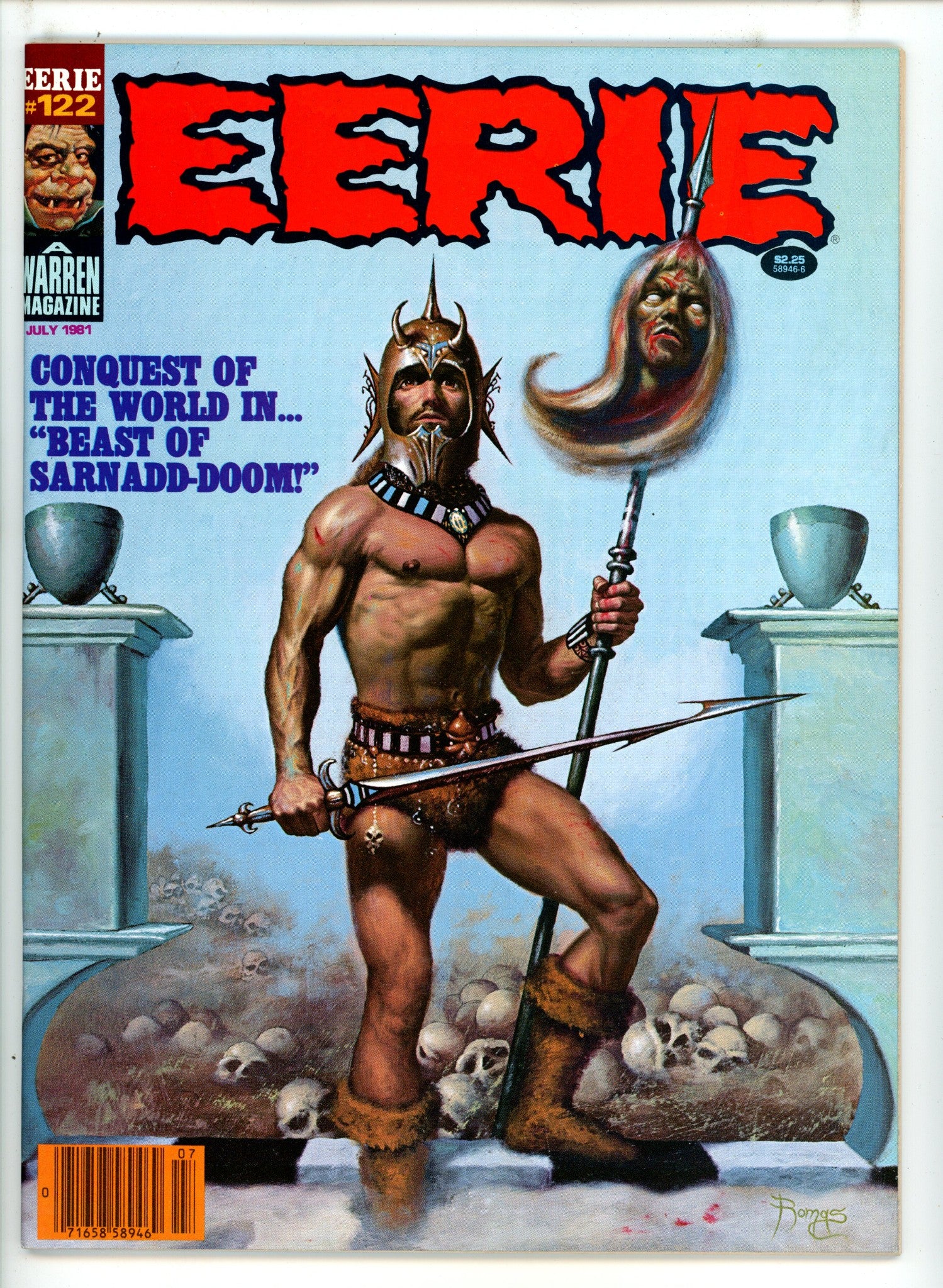 Eerie 122 Canadian Price Variant NM- (1981)