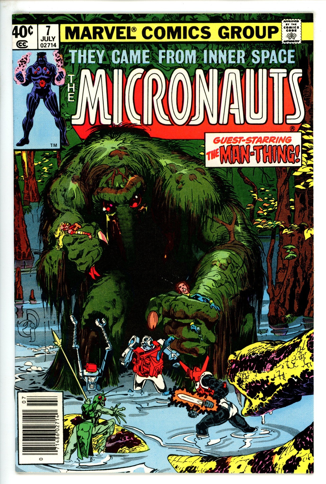 Micronauts Vol 1 7 Newsstand NM- (1979)