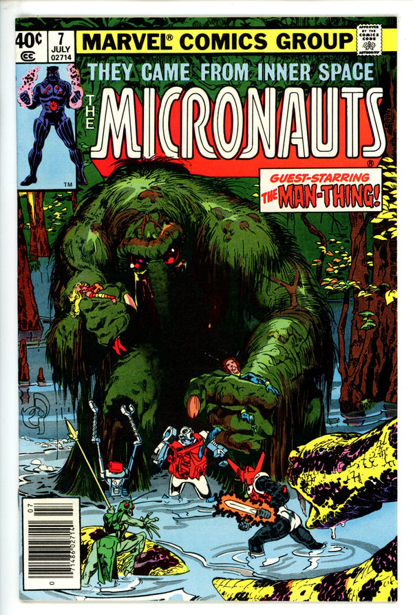 Micronauts Vol 1 7 Newsstand NM- (1979)