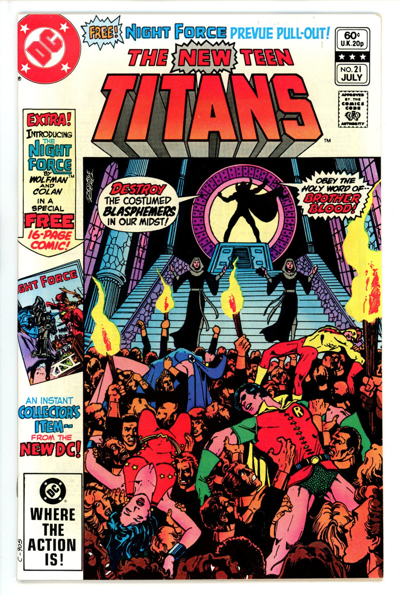The New Teen Titans Vol 1 21 VF/NM