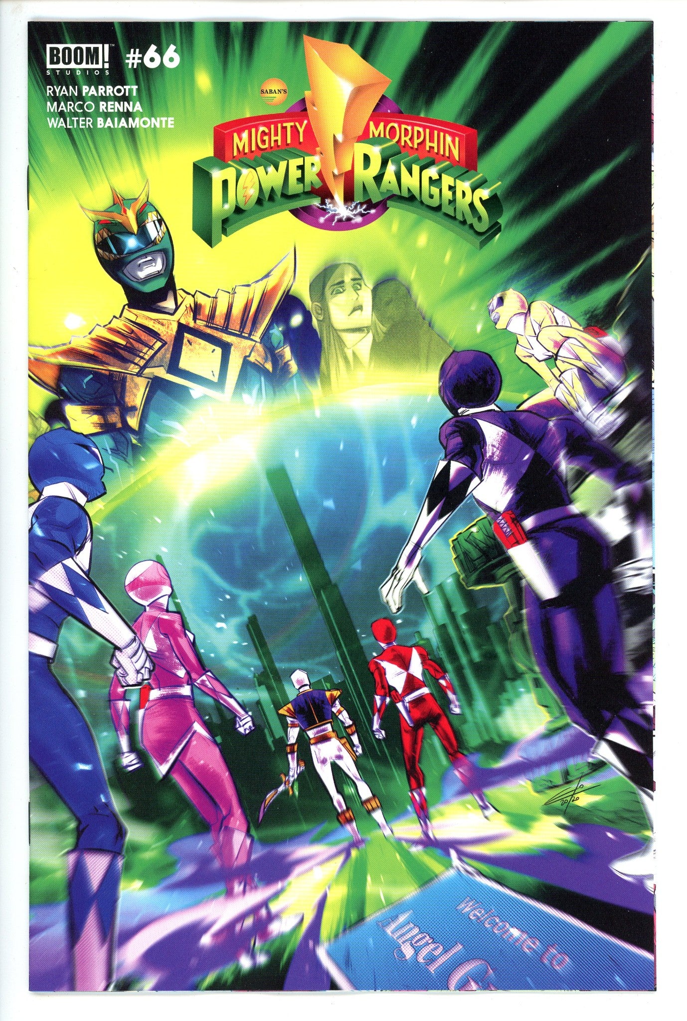 Mighty Morphin 6 Carlini Variant-CaptCan Comics Inc-CaptCan Comics Inc