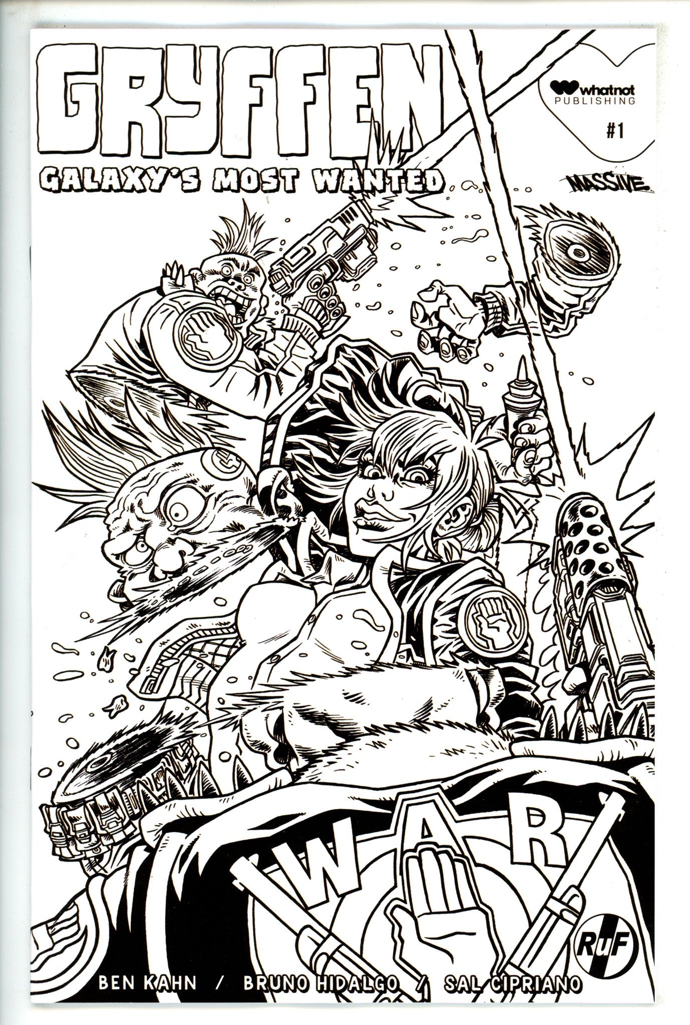 Gryffen 1 Dayglo B&W Incentive Variant NM- (2023)