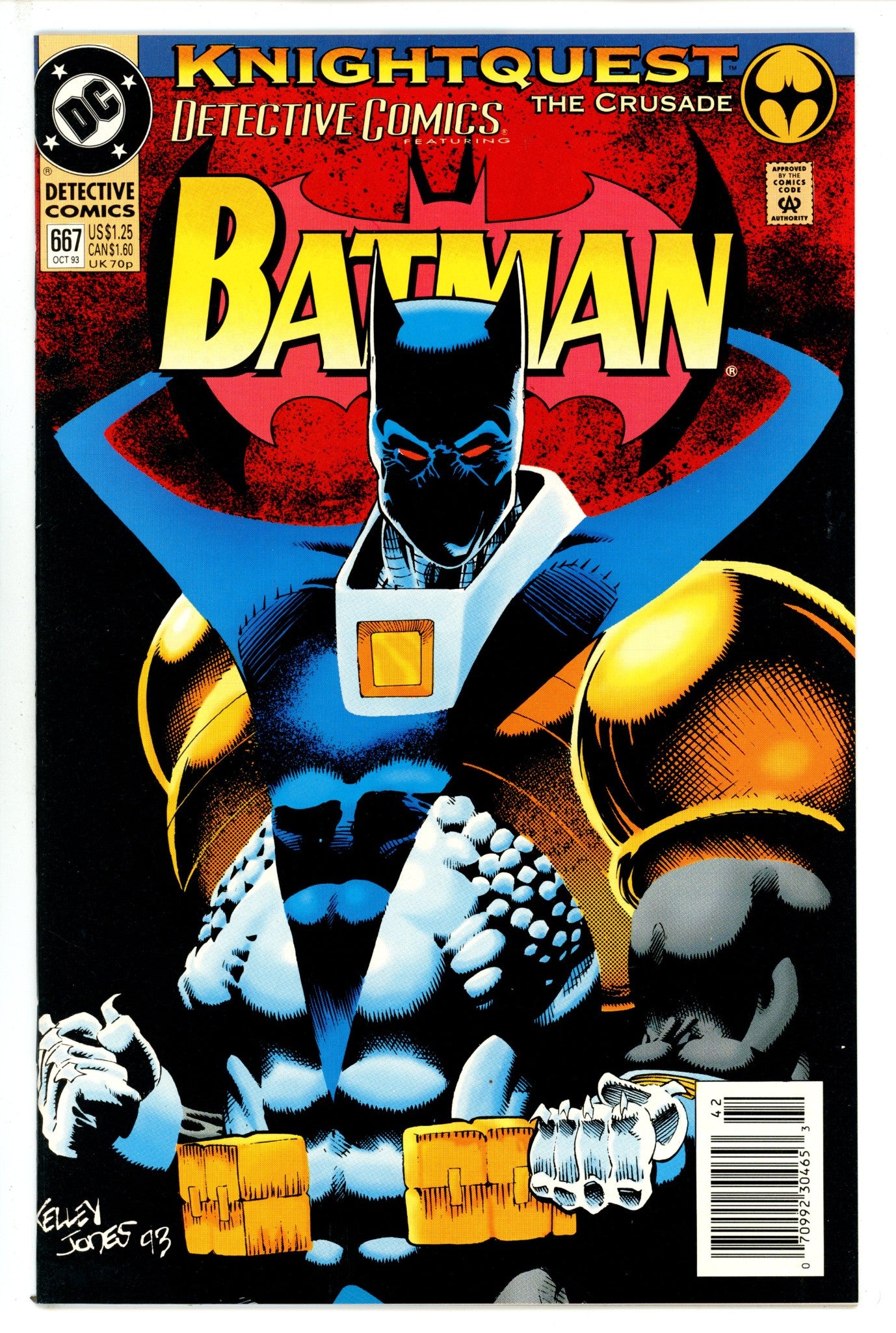 Detective Comics Vol 1 667 Newsstand VF/NM (1993)