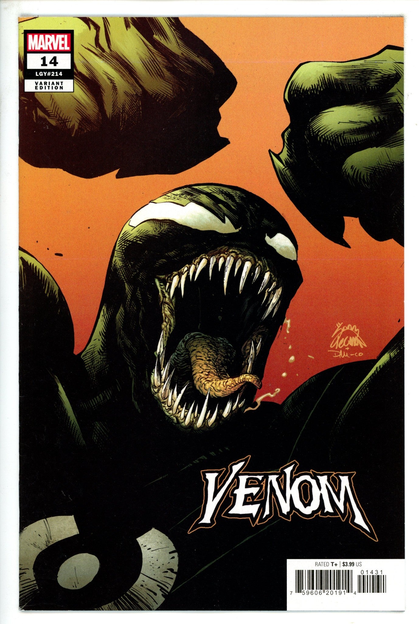 Venom Vol 5 14 Stegman Variant VF+ (2023)