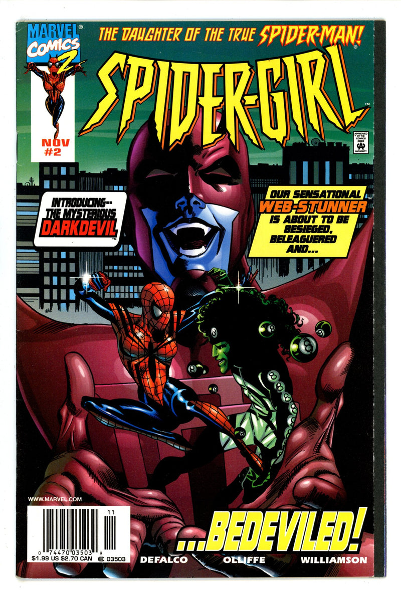 Spider-Girl Vol 1 2 Newsstand FN/VF