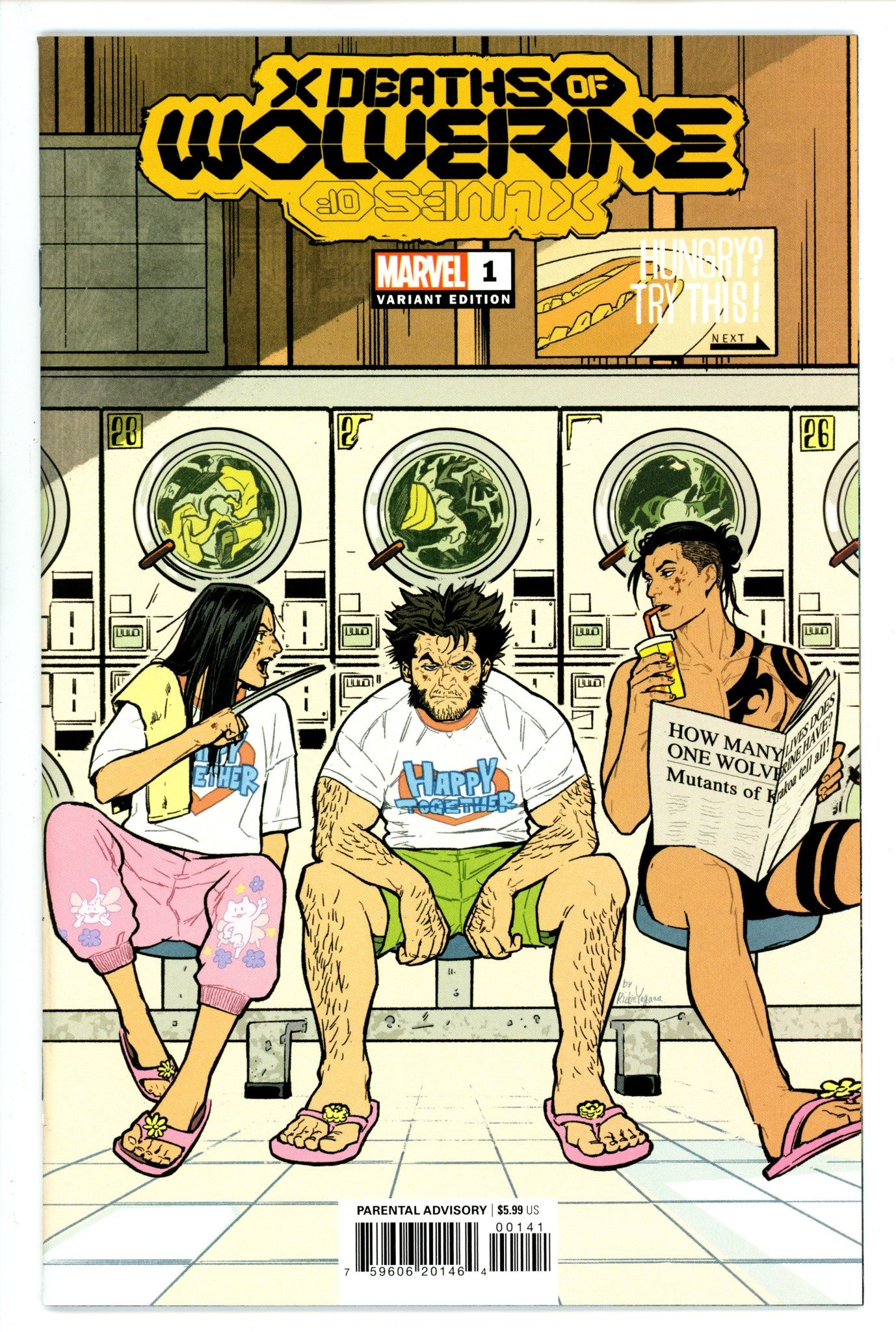 X Deaths Of Wolverine 1 Yagawa Variant NM