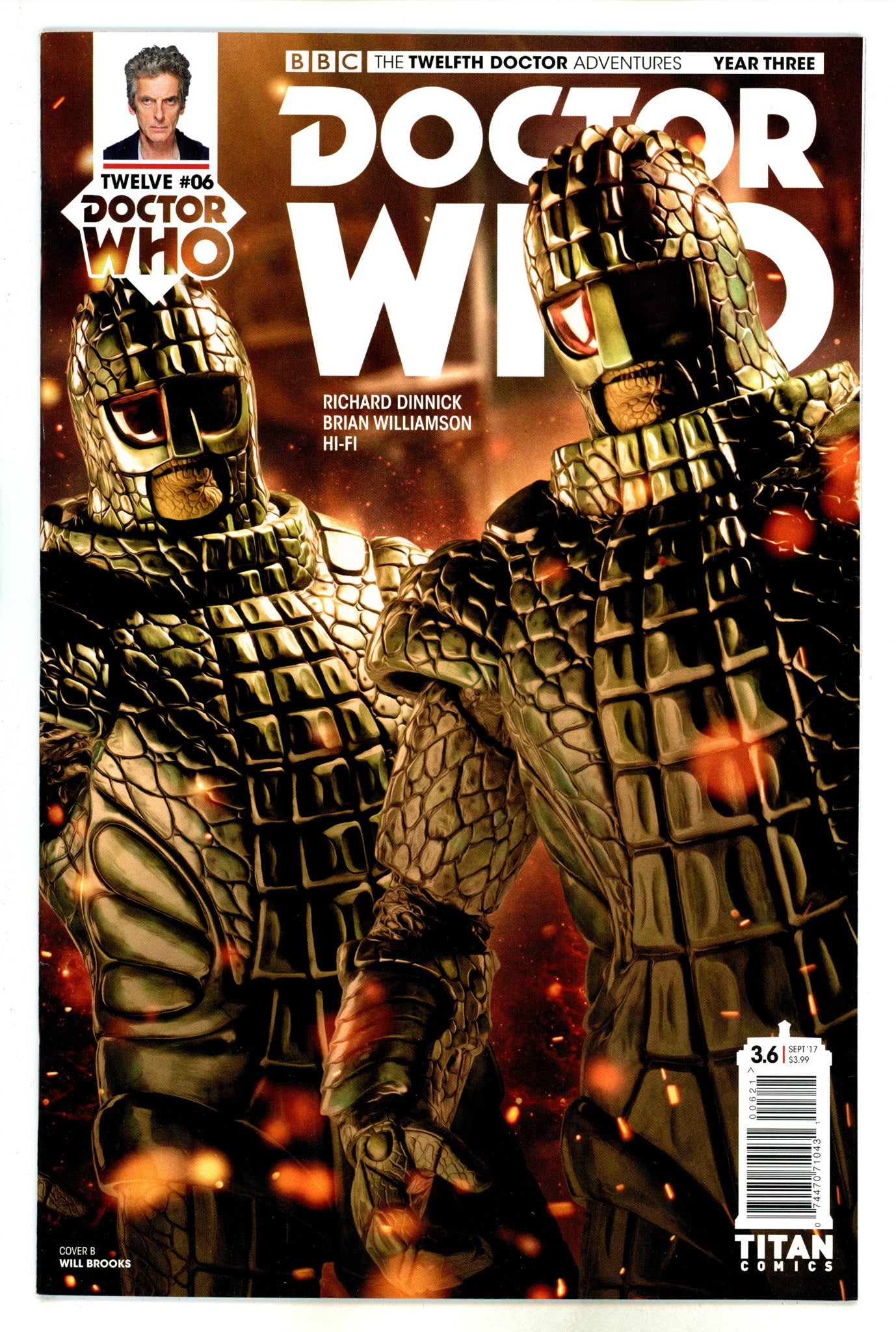 Doctor Who: the Twelfth Doctor Adventures: Year Three 6 Brooks Variant