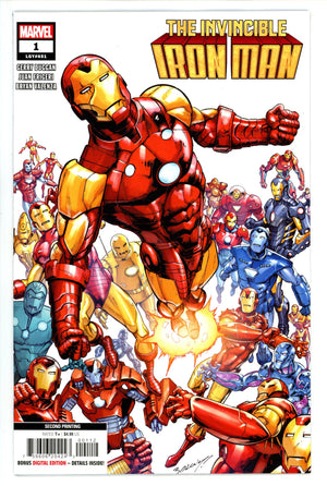Invincible Iron Man Vol 4 1 2Nd Print (2023)