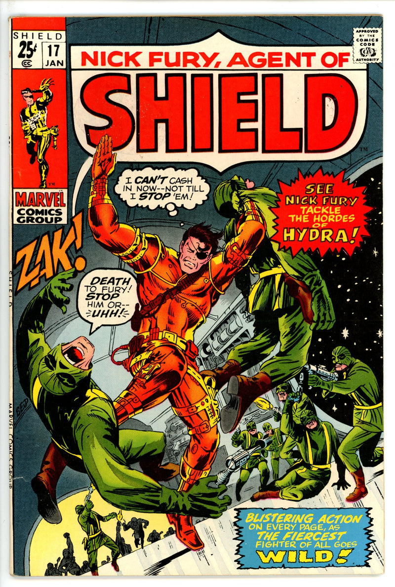 Nick Fury, Agent of SHIELD Vol 1 17 VF- (1971)
