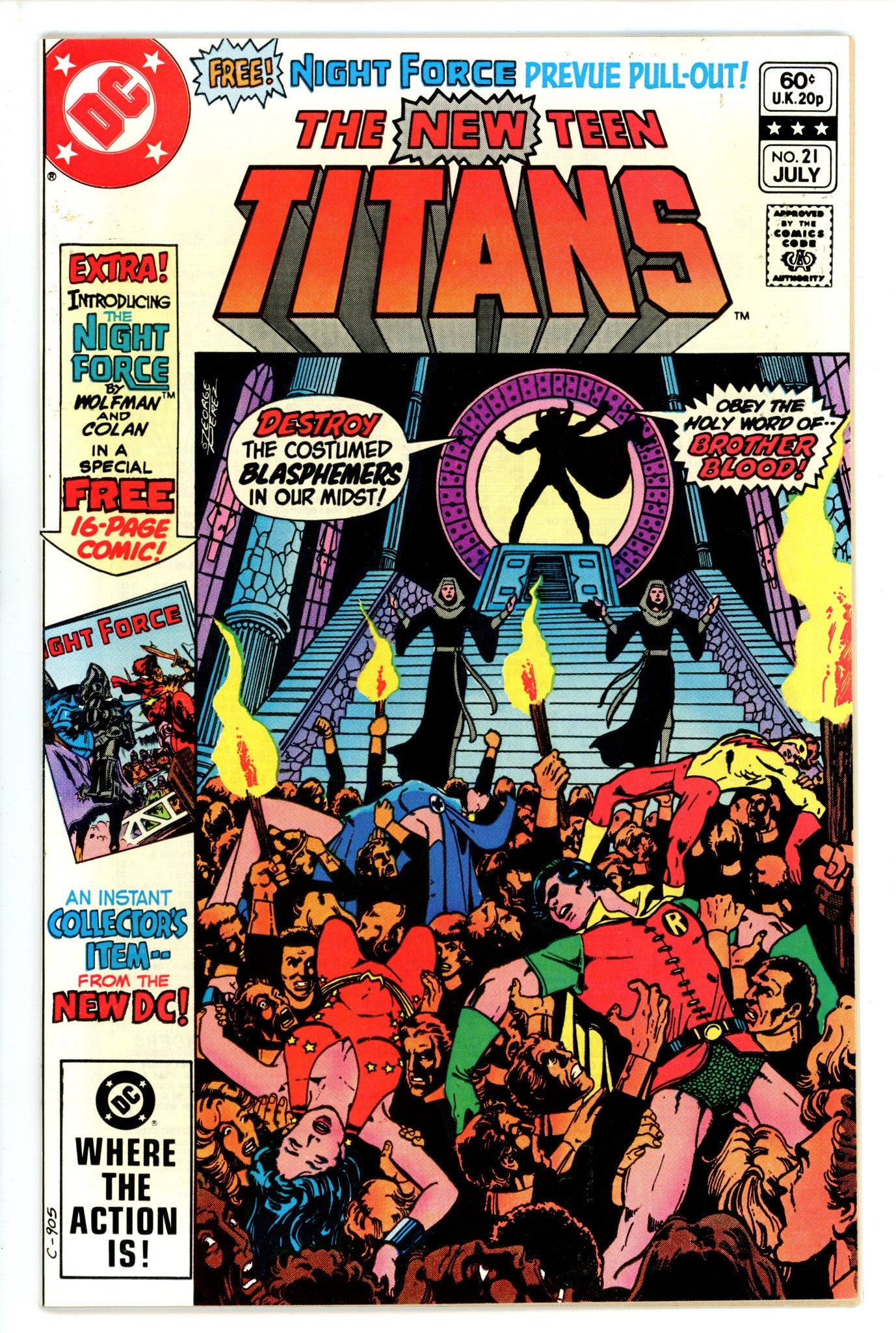 The New Teen Titans Vol 1 21 VF+