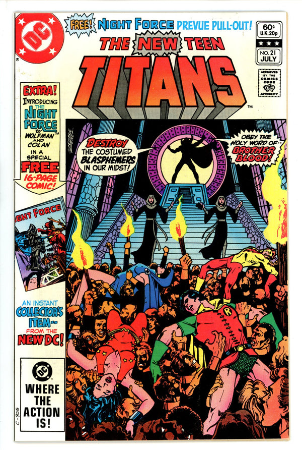 The New Teen Titans Vol 1 21 VF+