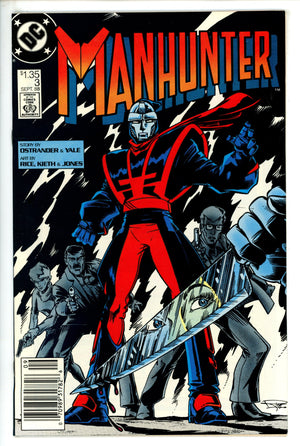 Manhunter Vol 2 3 Canadian Price Variant VF- (1988)