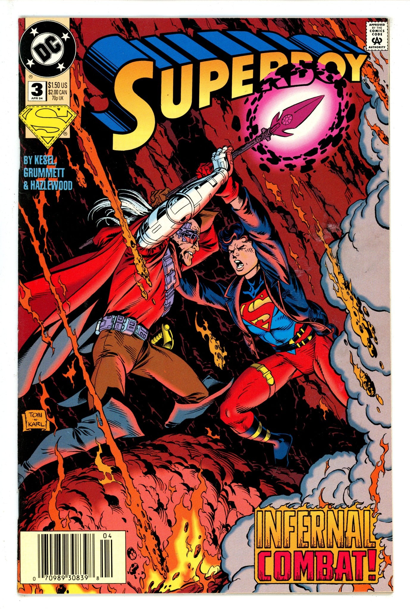 Superboy Vol 3 3 Newsstand
