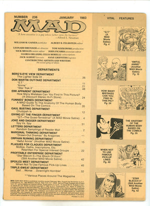 Mad Magazine 236 Coverless