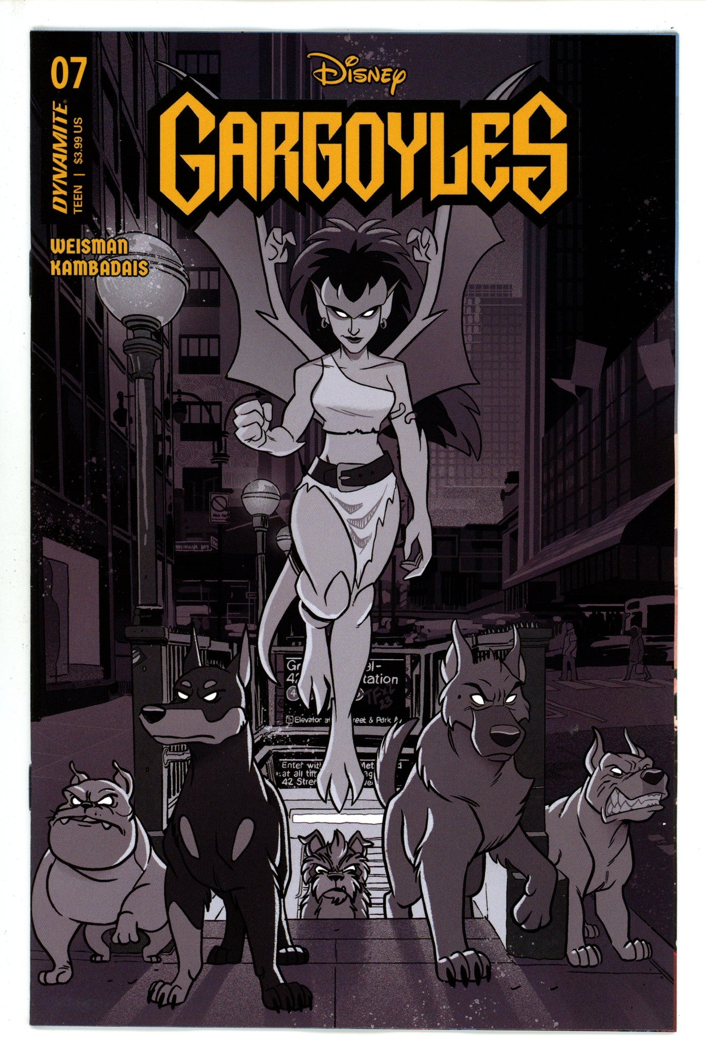 Gargoyles 7 Fleecs B&W Incentive Variant (2023)