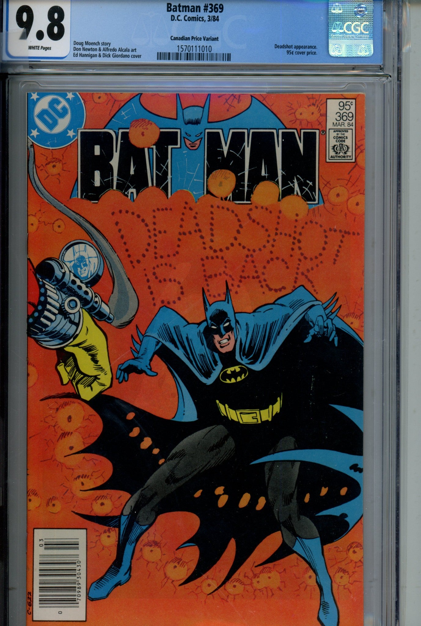 Batman Vol 1 369 Canadian Price Variant CGC 9.8 (1983)