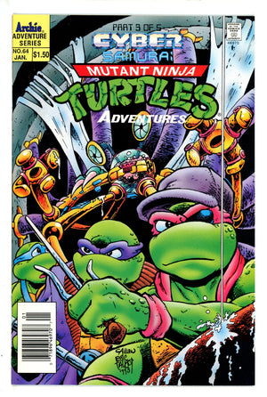 Teenage Mutant Ninja Turtles Adventures Vol 2 64 Newsstand NM- (1995)