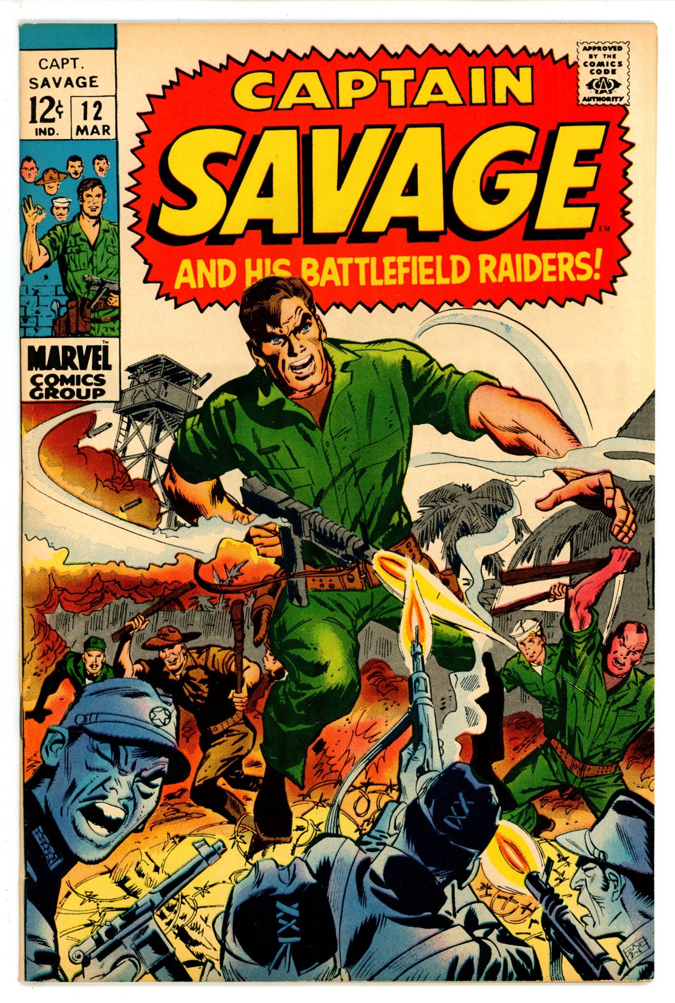 Capt. Savage and His Leatherneck Raiders 12 VF/NM