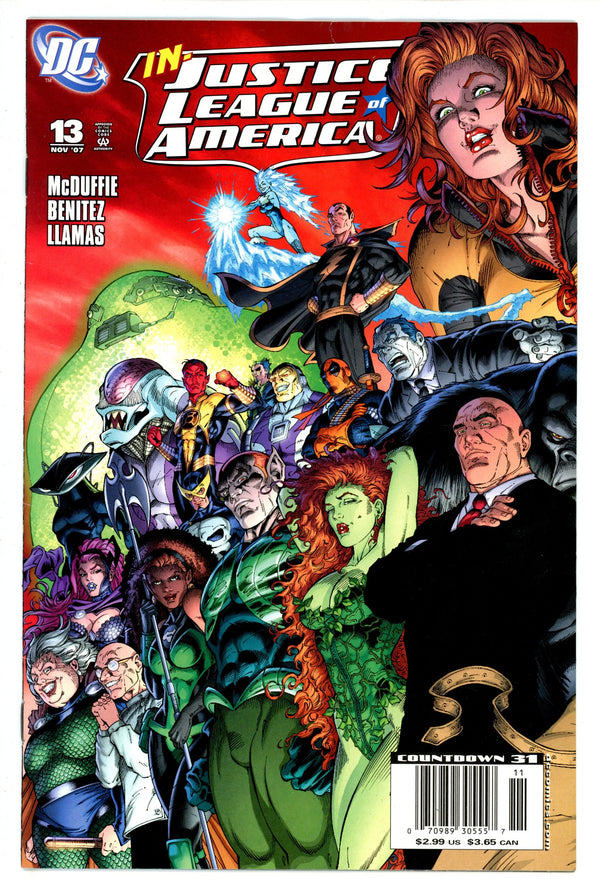 Justice League of America Vol 2 13 Newsstand (2007)