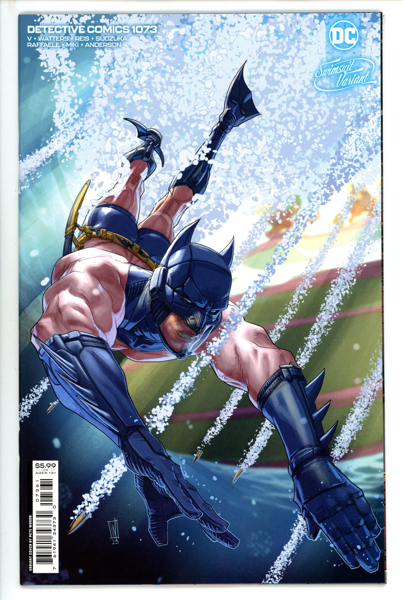 Detective Comics 1073 Wood Swimsuit Variant (2023)