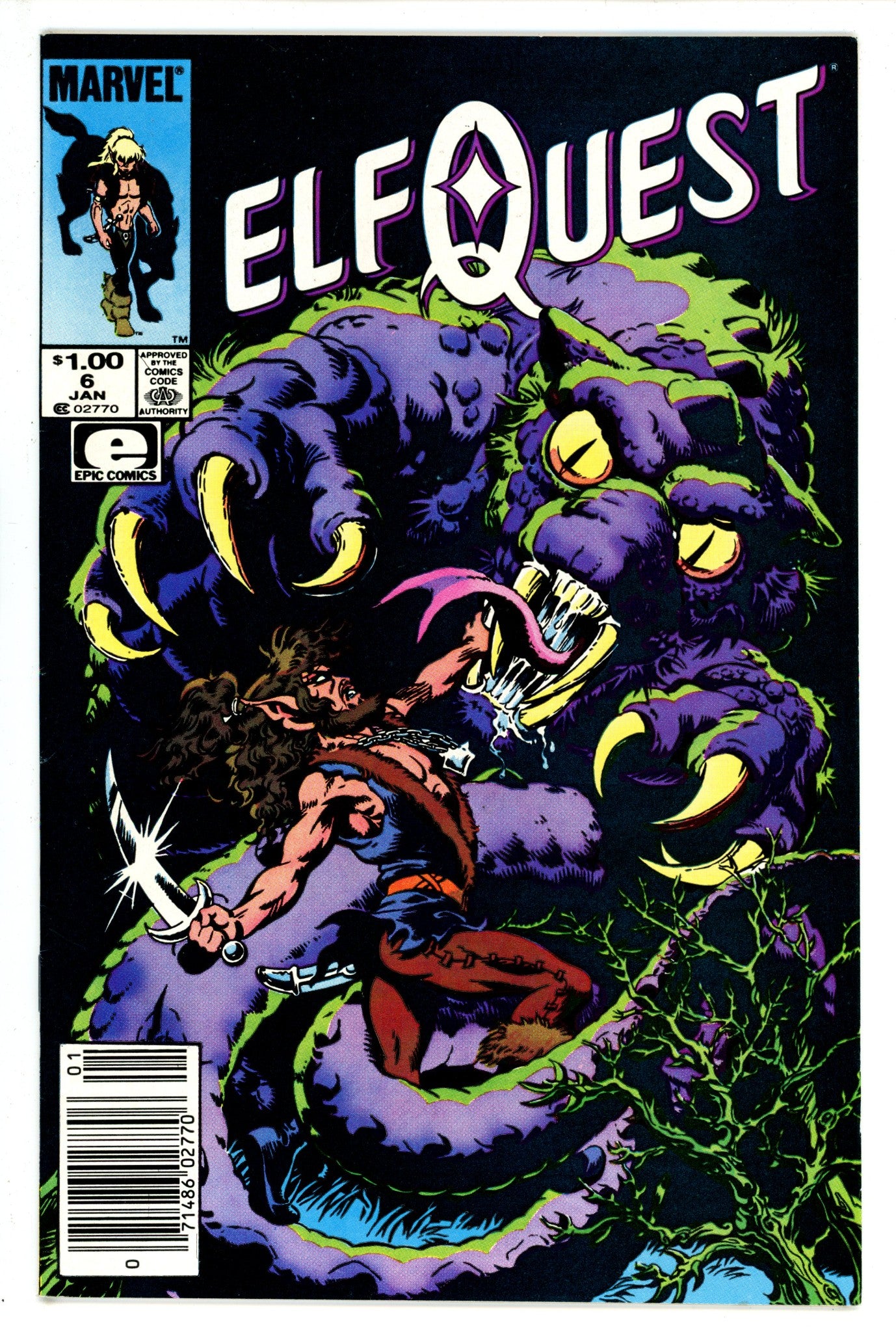 ElfQuest 6 Canadian Price Variant VF+ (1986)
