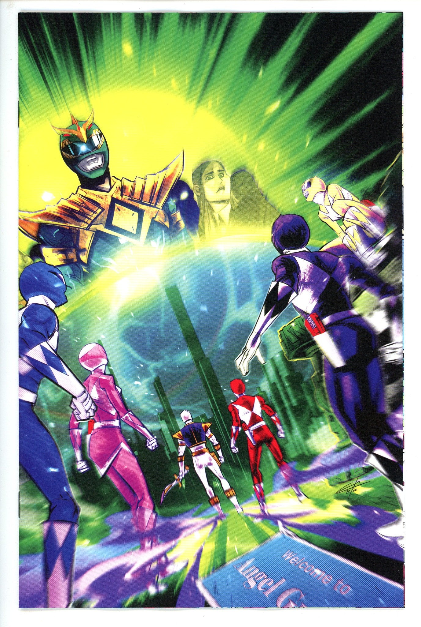 Mighty Morphin 6 Carlini Variant-CaptCan Comics Inc-CaptCan Comics Inc