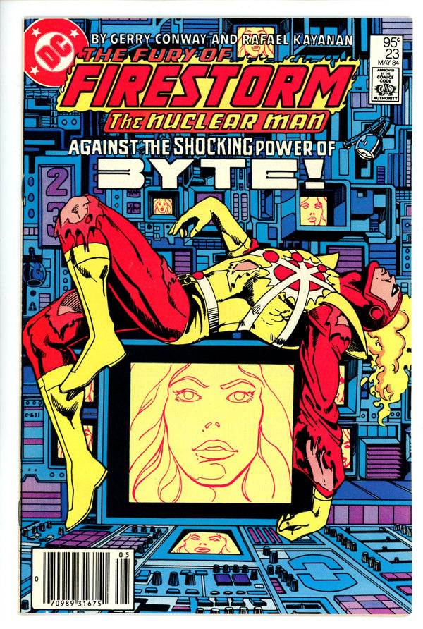 The Fury of Firestorm 23 Canadian NM-