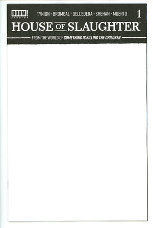 House of Slaughter 1 Blank Variant (2021)